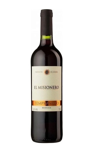 Вино El Misionero Tempranillo La Mancha Semidulce   750 мл