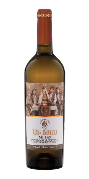 Вино Mi Tas Gevorkian Winery white Simesweet  Ми Тас Геворкян Вайнери белое полусладкое 750 мл