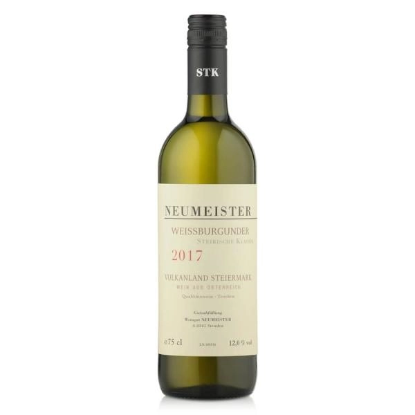 Вино Weingut Neumeister   Weissburgunder Steirische Klassik   Штайермарк Ноймайстер  Вайссбургундер Штайрише Классик Вулканланд  2017 750 мл