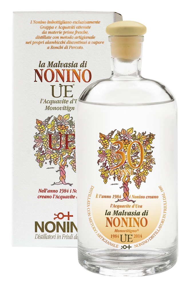 Аквавит La Malvasia di Nonino UE gift in box Ла Малвазия ди Нонино УЕ 2018  700 мл в подарочной упаковке
