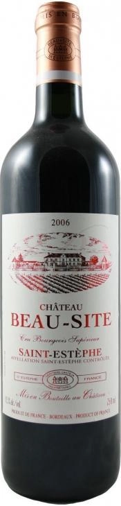 Вино Borie-Manoux  Chateau Beau-Site Saint-Estephe  2016  375 мл 12,5%