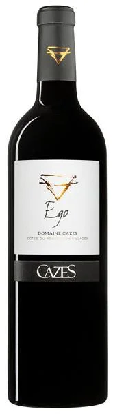 Вино Ego de Cazes, Cotes du Roussillon Village AOC, Domaine Cazes Эго де Каз, Кот дю Руссийон Вилляж AOC, Домен Каз, 2012