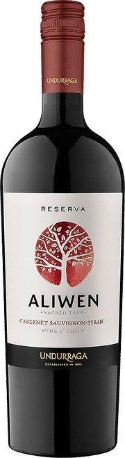 Вино  Undurraga Aliwen Cabernet Sauvignon  Syrah Reserva   2019 750 мл