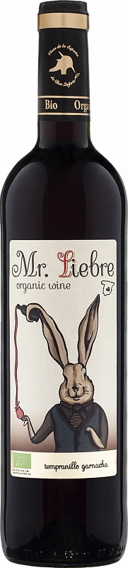 Вино  Hermanos Delgado Mister Llebre Tempranillo Garnacha    2019 750 мл