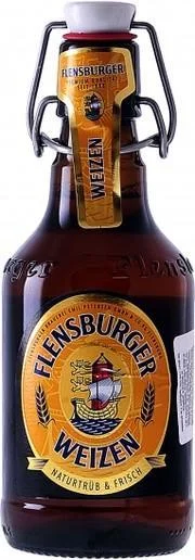 Пиво  Flensburger Weizen Фленсбургер  Вайцен стекло 330 мл