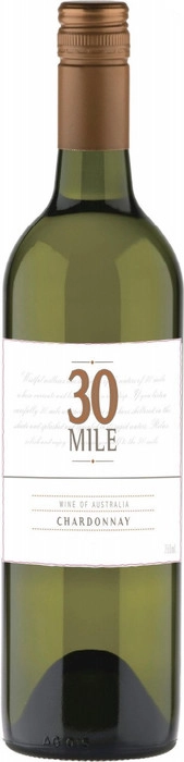 Вино 30 Mile Chardonnay   2023  750 мл