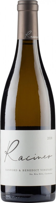 Вино Racines Sanford & Benedict Vineyard Chardonnay  Расинес Сэнфорд & Бенедикт Виньярд Шардоне 2018 750 мл 12,7%