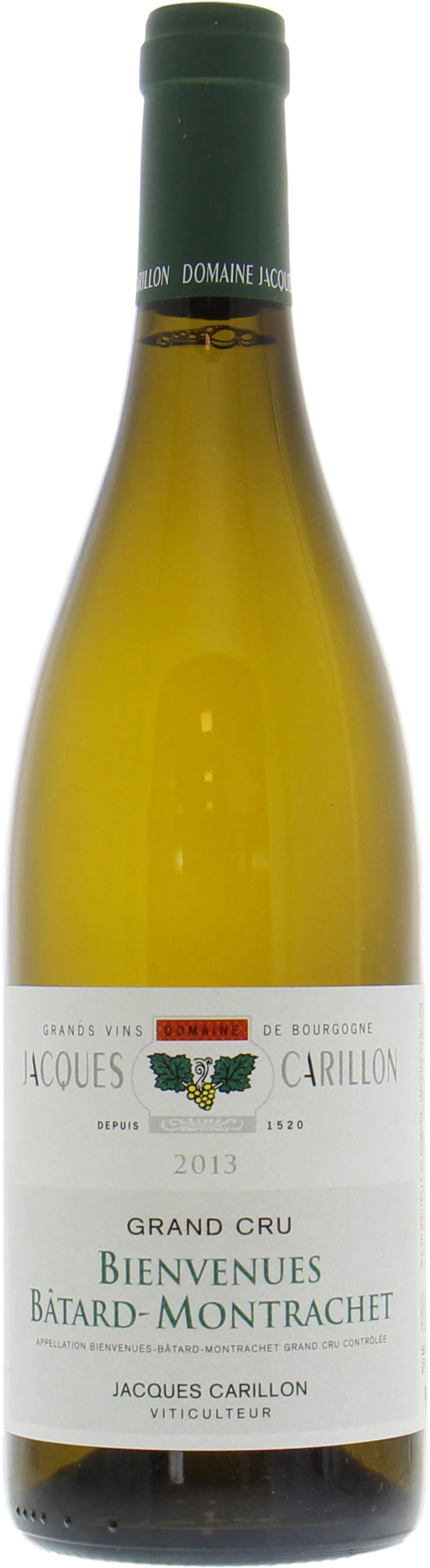 Вино Jacques Carillon  Bienvenues Bâtard-Montrachet Grand Cru   2015 750 мл