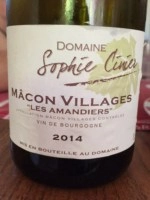 Вино Domaine Sophie Cinier  Mâcon-Villages Les Amandiers   2020 750 мл 11.5%