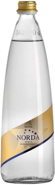 Вода Norda Sparkling Glass НОРДА  газированная стекло 750 мл