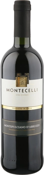 Вино  Montecelli  Montepulciano d'Abruzzo   2020 750 мл