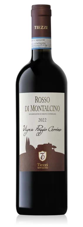 Вино Tiezzi Rosso di Montalcino Vigna Poggio Cerrino  2022  750 мл