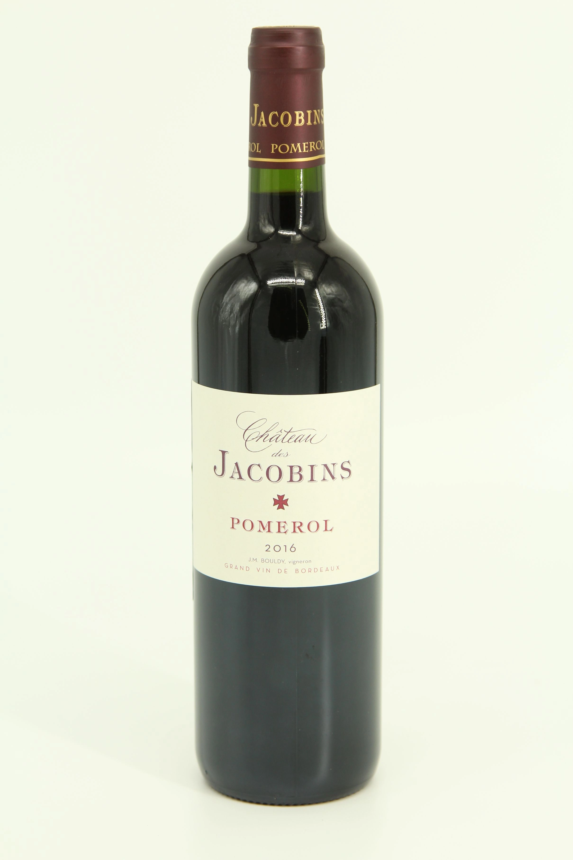 Вино Chateau des Jacobins Pomerol 2016 750 мл 13%