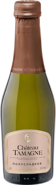 Игристое вино Chateau Tamagne white semi sweet   200 мл