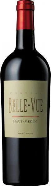 Вино Chateau Belle-Vue Cru Bourgeois  Haut-Medoc AOC  Шато Бель-Вю  Крю Буржуа  О-Медок АОС 2001  750 мл