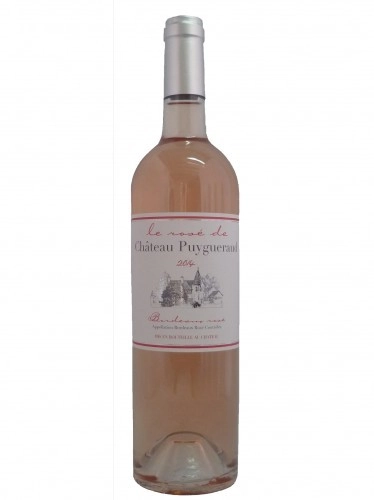 Вино Le Rose de Puygueraud Ле Розе де Пейгеро 2014  750 мл