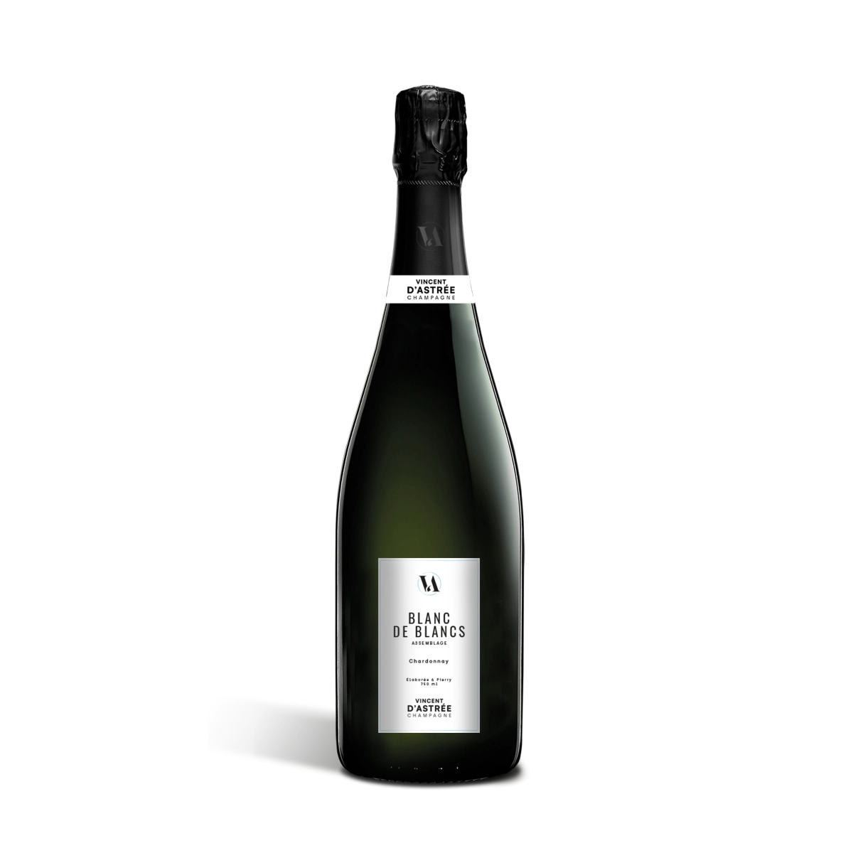 Шампанское  Vincent d'Astrée  Blanc de Blancs Chardonnay  2015 750 ил 13,5%