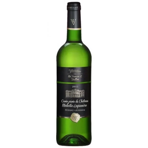 Вино  Cuvee Privee du Chateau Malartic-Lagraviere Pessac-Leognan  Кюве Приве Дю Шато Малартик-Лагравьер Пессак-Леоньян белое сухое 2009 750 мл
