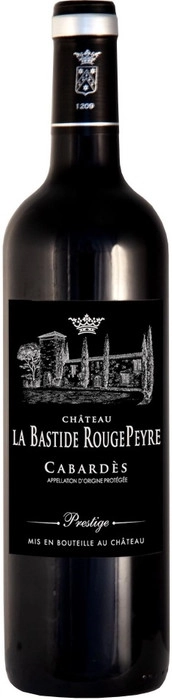 Вино Chateau la Bastide RougePeyre Prestige Cabardes AOC  2015 750 мл