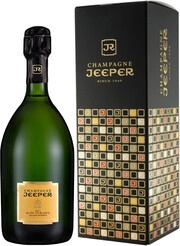 Шампанское Champagne Jeeper Blanc de Blancs Grande Reserve Brut Champagne AOCgift box  750 мл 12%