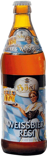 Пиво Hosl  Weissbier Resi стекло 500 мл