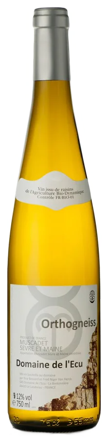 Вино Domaine de l'Ecu, "Expression de Orthogneiss" Muscadet Sevre et Maine AOC, Домен де л'Экю, "Экспрессьон де Ортогнейс" Мюскаде Севр-э-Мэн 2015 бел. сух. 0,75