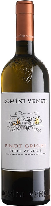 Вино Domini Veneti Pinot Grigio delle Venezie DOC   2021 750 мл