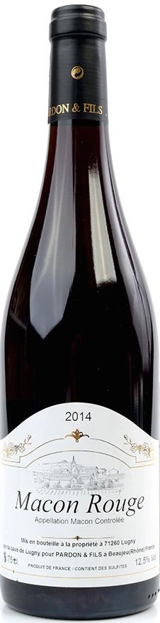 Вино Pardon & Fils AOC Macon Rouge Pardon  Пардон э Фис Макон Руж Пардон 2016 750 мл