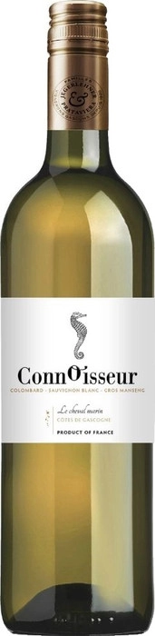 Вино Connoisseur  "Le Cheval Marin" Colombard-Sauvignon-Gros Manseng  Cotes de Gascogne   2018   750 мл