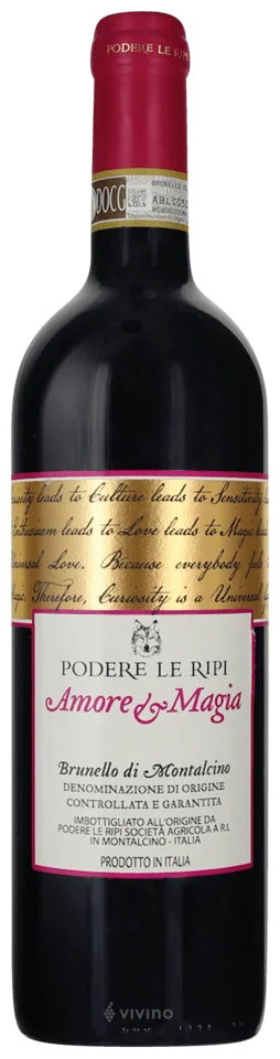 Вино Podere Le Ripi Amore e Magia Brunello di Montalchino DOCG  2017  750 мл