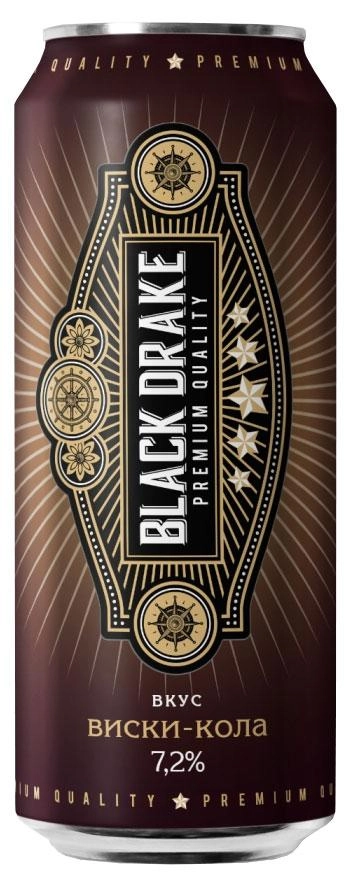Напиток Блэк Дрейк Виски-Кола 500 мл