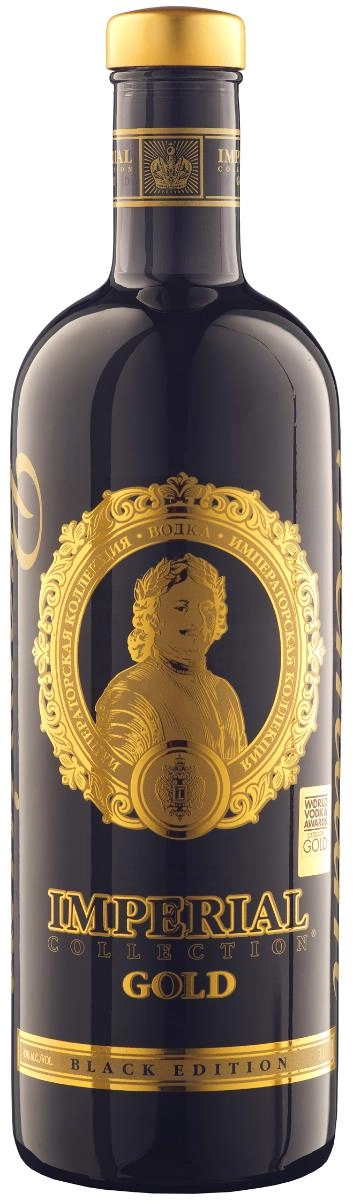 Водка  Imperial Collection Gold Black Edition  1000 мл