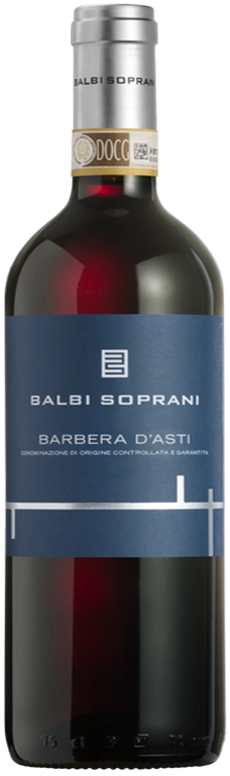 Вино  Balbi Soprani Barbera d'Asti   Бальби Сопрани Барбера д'Асти 2020  750 мл 13,5 %