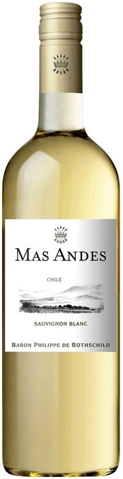 Вино Baron Philippe de Rothschild  Mas Andes Sauvignon Blanc   2020 750 мл