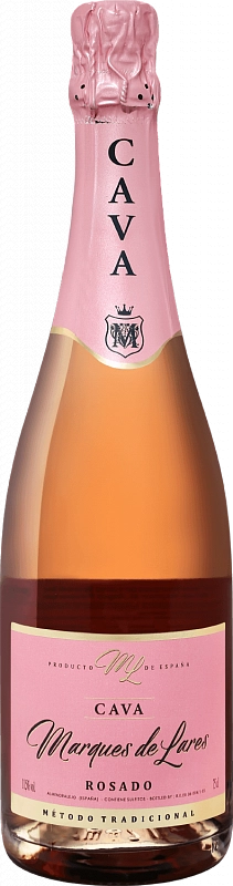 Игристое вино Lopez Morenas  Marques de Lares Cava Brut Rosado  DO   750 мл