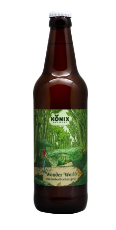 Пиво  Konix Wonder World Cucumber & Celery    Коникс Вандер Ворлд Огурец & Сельдерей стекло  500 мл