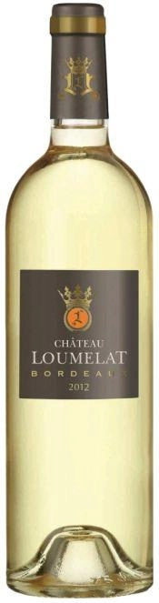 Вино Шато Лумля белое, Chateau Loumelat Blanc, Bordeaux AOC, 2017 750 мл