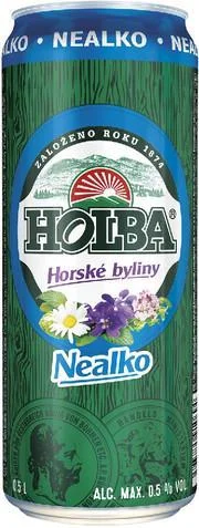 Пивной напиток  Holba Horske Byliny Nealko in can Холба  Хорске Былины Безалкогольное  Ж/Б 500 мл