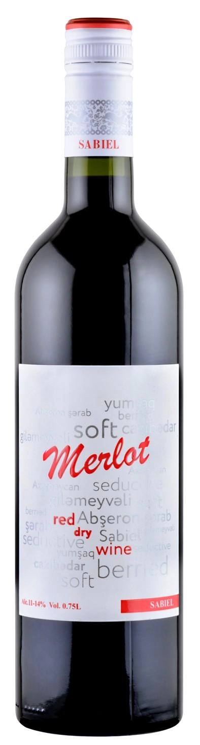 Вино Absheron-Sharab Sabiel Merlot   Абшерон-Шараб  Сабиэл Мерло 750 мл