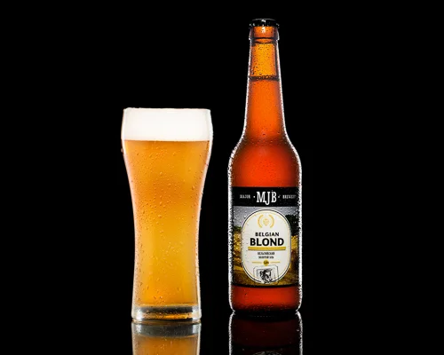 Пиво MJB Belgian Blond   стекло  500 мл  5,8 %