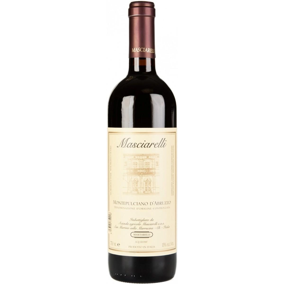 Вино Masciarelli  Montepulciano d'Abruzzo DOC Машарелли  Монтепульчано д'Абруццо 2020 750 мл