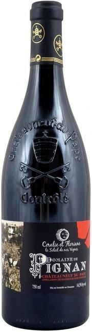 Вино Domaine de Pignan Coralie et Floriane Chateauneuf-du-Pape AOC  2017 750 мл