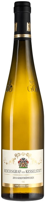 Вино Reichsgraf von Kesselstatt Riesling Goldtropfchen GG Рейхсграф фон Кессельштатт Рислинг Гольдтропфхен 2017 750 мл