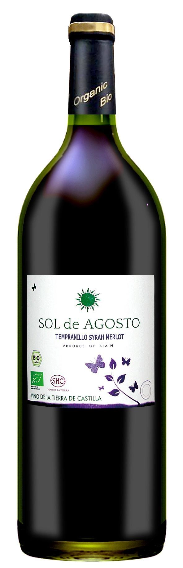 Вино EXPLOTACIONES HERMANOS DELGADO S.L.  SOL de AGOSTO TINTO   1500 мл