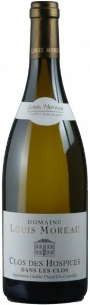 Вино Domaine Louis Moreau Grand Cru Clos des Hospices dans Les Clos  2017 750 мл