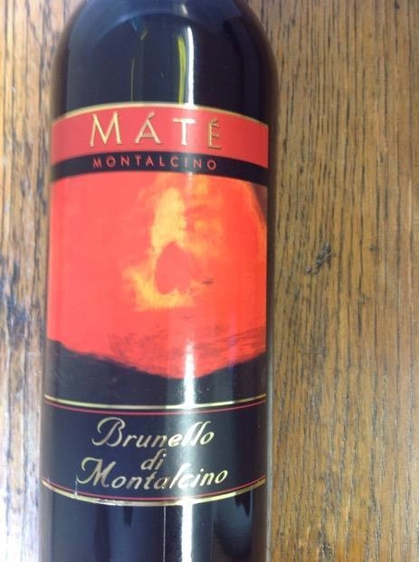 Вино MÁTÉ,Brunello di Montalcino, Брунелло ди Монтальчино. Мате 2016 750 мл