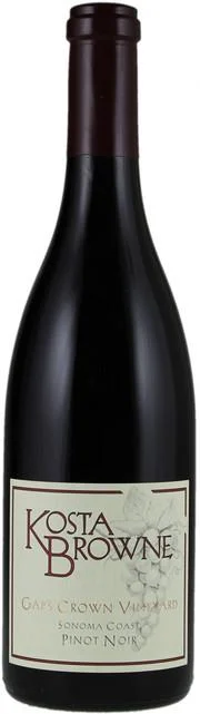 Вино Kosta Browne Gap's Crown Pinot Noir Sonoma Coast Коста Браун Гэп'с Краун Пино Нуар 2014 750 мл