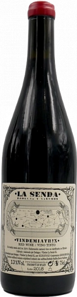 Вино   La Senda  Vindemiatrix  Ла  Сенда   Виндематрикс  2020   750 мл
