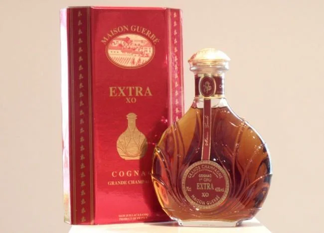 Коньяк Guerbe Grande Champagne EXTRA XO, Гербе Гранд Шампань,  выдержка 30 лет