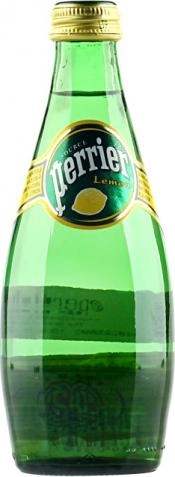 Вода Perrier  Lemon  Glass  Перрье  Лимон  в стеклянной бутылке  330 мл